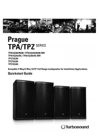 Notice Turbosound PRAGUE TPZ15264 Speaker