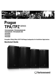 Notice Turbosound PRAGUE TPZ15364 Speaker