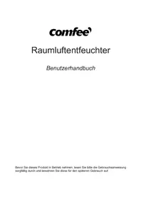 Notice COMFEE DG30DEN7 Déshumidificateur