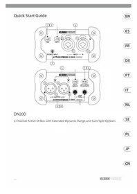 Notice Klark Teknik DN200 V2 Enregistreur audio