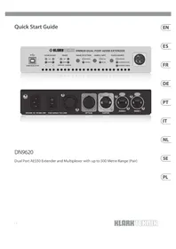 Notice Klark Teknik DN9620 Mixeur plongeant
