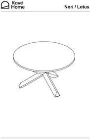 Notice Kave Home LOTUS Table
