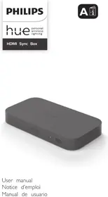 Notice PHILIPS HUE PLAY HDMI SYNC BOX Commutateur
