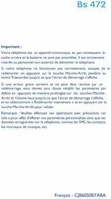 Notice Bouygues ULTYM 4 Téléphone mobile