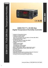 Notice Emko ESM3723 Contrôleur de température