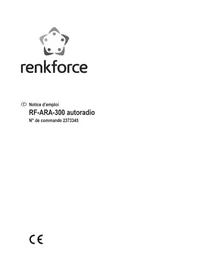 Notice Renkforce RFARA300 Autoradio