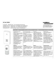 Notice Heidemann 70803 Sonnette de portes