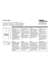 Notice Heidemann 70834 Sonnette de portes