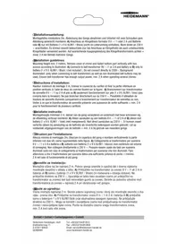 Notice Heidemann 70214 Sonnette de portes