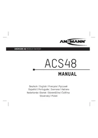 Notice ANSMANN ACS 48 Modelářství