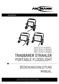Notice ANSMANN FL1600AC Lighting