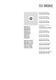 Notice Siedle BCM 65301 W Citofono