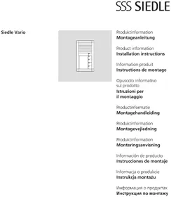 Notice Siedle BM 6110 W Interphone