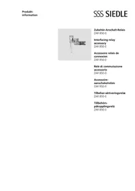 Notice Siedle ZAR 8500 Interphone