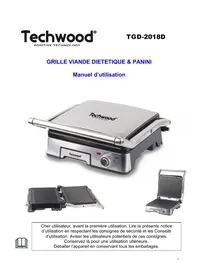 Notice TECHWOOD TPG756 Plaque de grill