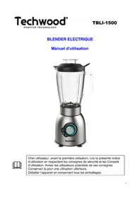 Notice TECHWOOD TBLI360 Blender