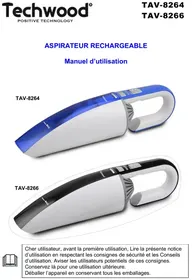 Notice TECHWOOD TAV8266 Aspirateur