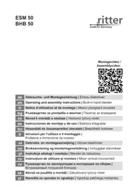 Notice Ritter ESM 50 Mešalnik