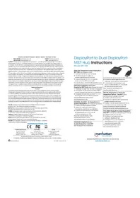 Notice MANHATTAN 207768 Accessoire informatique