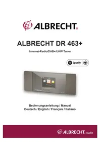 Notice ALBRECHT DR 463+ Récepteur audio