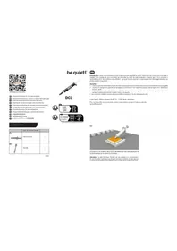 Notice Be Quiet! DC2 Ventirad pour processeur