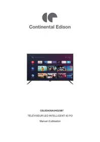 CONTINENTAL EDISON CELED43SAUHD23B7 - Television