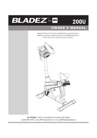 Notice Bladez 200U Vélo