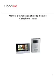 Notice CHACON 34827 Interphone