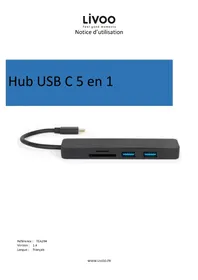 Notice LIVOO TEA294 USB hub