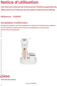Notice LIVOO DOS194 Epilateur