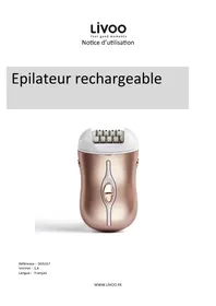 Notice LIVOO DOS167P Epilateur