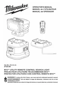 Notice MILWAUKEE M18 212320 Télécommande