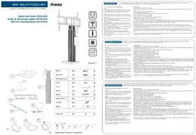 Notice IIYAMA MD WLIFT1021B1 Support pour téléviseur