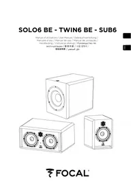 Notice FOCAL SOLO6 BE 40TH Système hifi