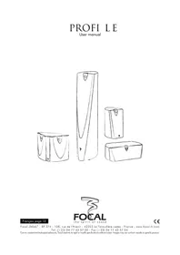 Notice FOCAL PROFILE 908 DB Système hifi