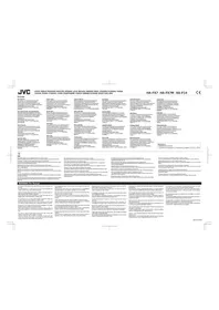 Notice JVC HAF14 Casque audio