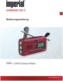 Notice Imperial DABMAN OR 2 Radio