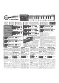 Notice BONTEMPI CONCERTINO 15 2500 Clavier