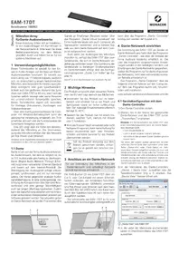 Notice Monacor EAM17DT Microphone