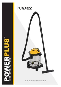 Notice PowerPlus POWX322 Vysavač