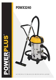 Notice PowerPlus POWX3240 Vysavač