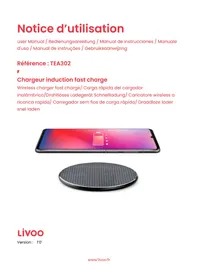 Notice LIVOO TEA302 Caricabatterie