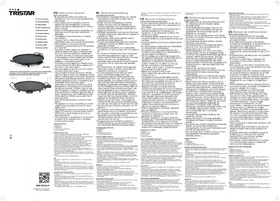 Notice TRISTAR BP2787 Barbecue