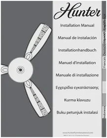 Notice HUNTER KOHALA Ventilateur