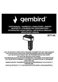Notice Gembird BTT05 Kit d'encastrement