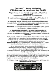 Notice TECHNAXX TX171 Dashcam