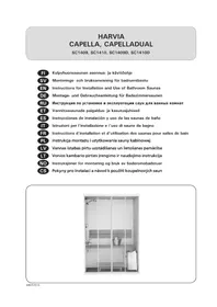 Notice HARVIA CAPELLA SC1410D Sauna