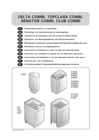 Notice HARVIA DELTA HDSE29230M Chauffage