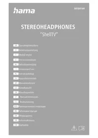 Notice HAMA SHELLTV Casque Bluetooth