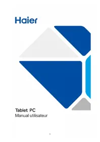 Notice HAIER PAD 722 Tablette